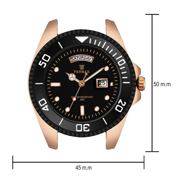 Submarine_6110_Men_S_Day_Date_Watch_All_Black_Stainless_Steel_Quartz_Water_Resistant_Men_S_Watch