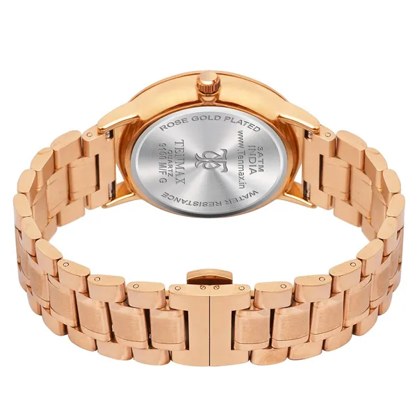 9100_Men_S_Luxury_Watch_Rose_Gold_Stainless_Steel_Multifunction_Analog_Quartz_Roman_Numeral_Dial_Water_Resistance_3_Atm_Day_Date_Display
