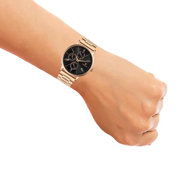 9100_Men_S_Luxury_Watch_Rose_Gold_Stainless_Steel_Multifunction_Analog_Quartz_Roman_Numeral_Dial_Water_Resistance_3_Atm_Day_Date_Display