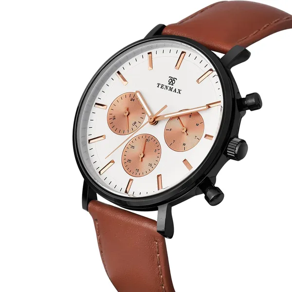 9034_Men_S_Multifunction_Quartz_Watch_Japanese_Vx9J_Movement_Luminous_Hands_Day_Date_Display_Leather_Strap_Metal_Strap_Options_Classic_Analog_Business_Casual_Watch