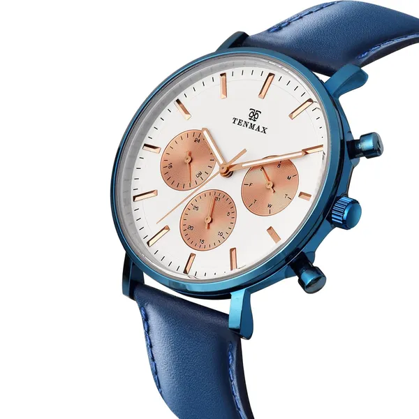 9034_Men_S_Multifunction_Quartz_Watch_Japanese_Vx9J_Movement_Luminous_Hands_Day_Date_Display_Leather_Strap_Metal_Strap_Options_Classic_Analog_Business_Casual_Watch_Navy_Blue_Black_Stainless_Steel