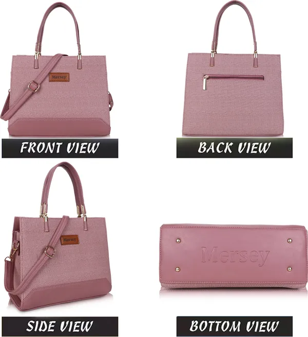 Pink_Pu_Leatherette_Sling_Bag_Casual_Evening_Party_Formal_For_Women