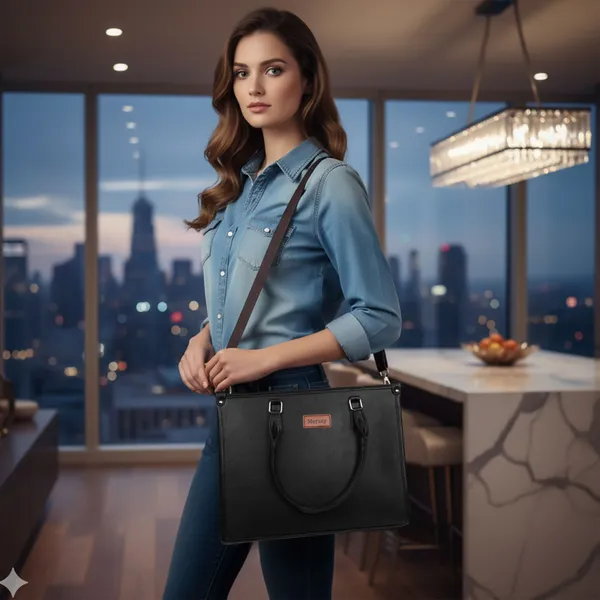 Black_Pu_Handbag_Formal_Casual_For_Women