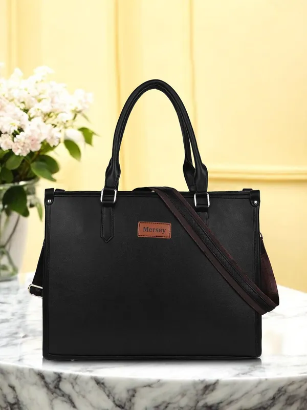 Black_Pu_Handbag_Formal_Casual_For_Women