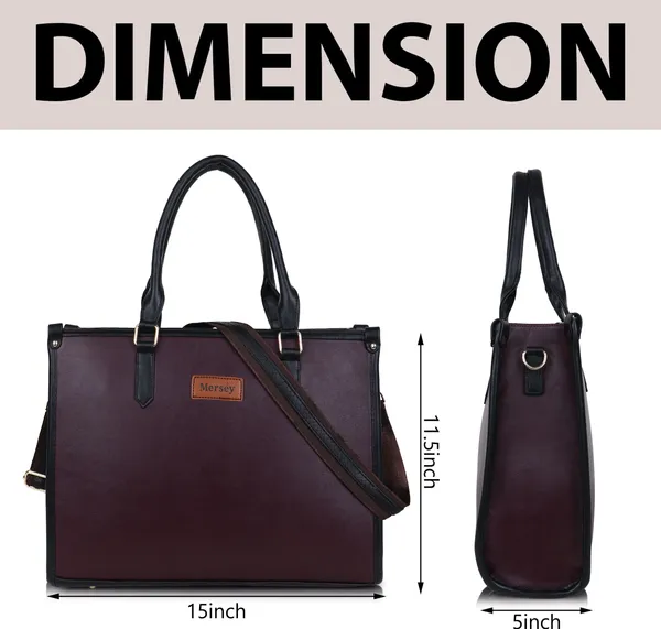 Burgundy_Pu_Handbag_Formal_Casual_For_Women