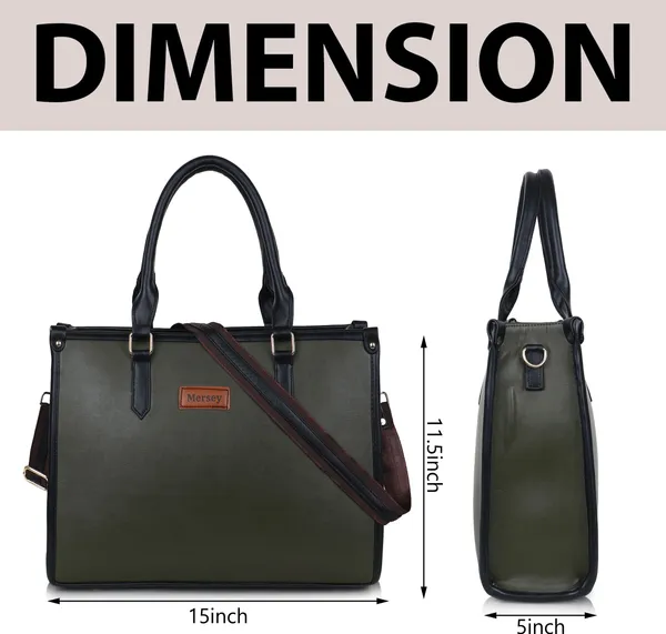 Green_Pu_Handbag_Formal_Casual_For_Women