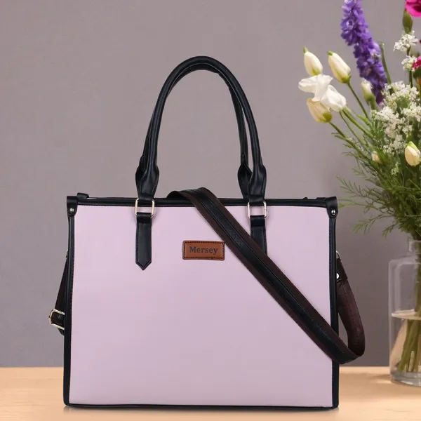 Pink_Pu_Handbag_Formal_Casual_For_Women