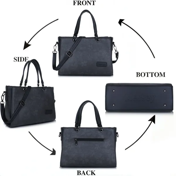 Black_Pu_Rexine_Sling_Bag_Casual_Evening_Party_Festive_Formal_Travel_For_Women