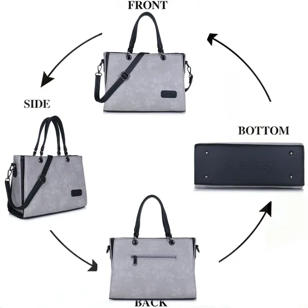 Grey_And_Black_Pu_Rexine_Sling_Bag_Casual_Evening_Party_Festive_Formal_Travel_For_Women