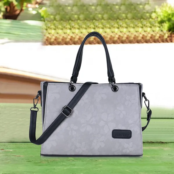 Grey_And_Black_Pu_Rexine_Sling_Bag_Casual_Evening_Party_Festive_Formal_Travel_For_Women