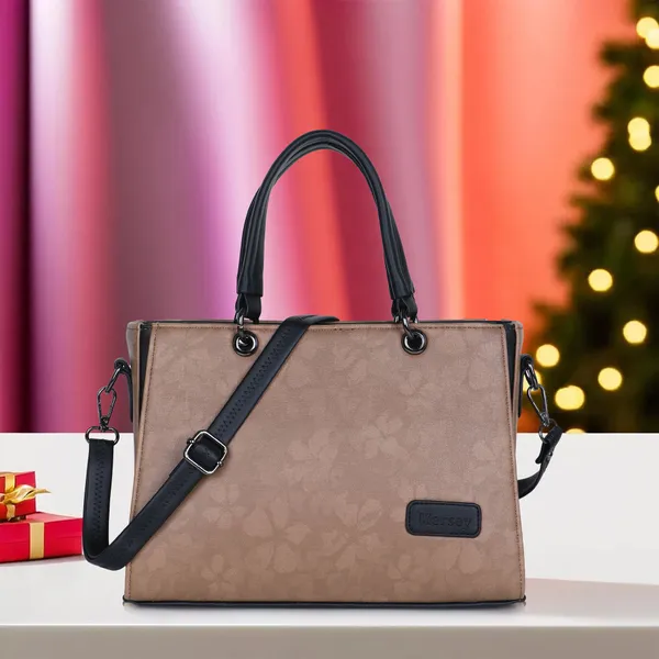 Brown_And_Black_Pu_Rexine_Sling_Bag_Casual_Evening_Party_Festive_Formal_Travel_For_Women
