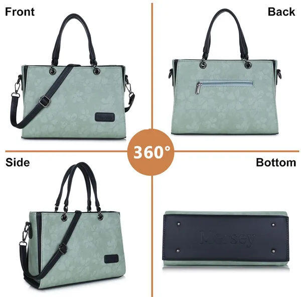 Green_And_Black_Pu_Rexine_Sling_Bag_Casual_Evening_Party_Festive_Formal_Travel_For_Women
