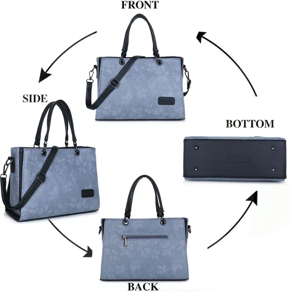 Sky_Blue_And_Black_Pu_Rexine_Sling_Bag_Casual_Evening_Party_Festive_Formal_Travel_For_Women