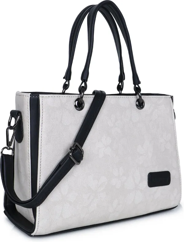 White_And_Black_Pu_Rexine_Sling_Bag_Casual_Evening_Party_Festive_Formal_Travel_For_Women