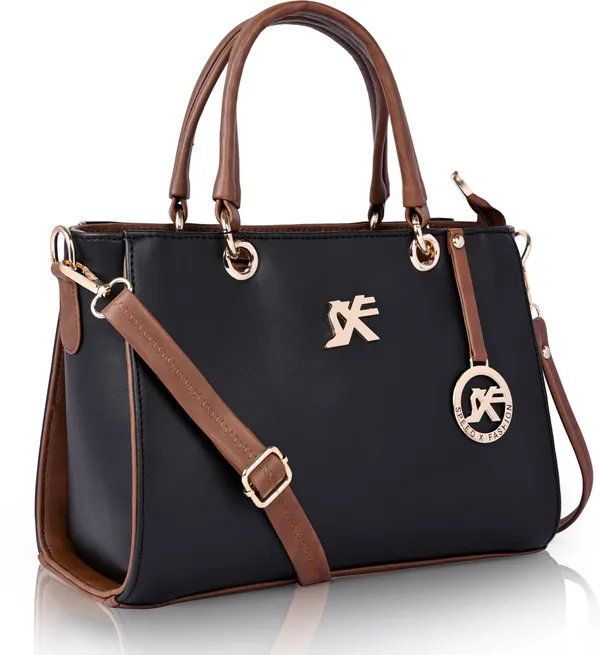 Black_Artificial_Leather_Sling_Bag_Casual_Evening_Party_Festive_Formal_For_Women