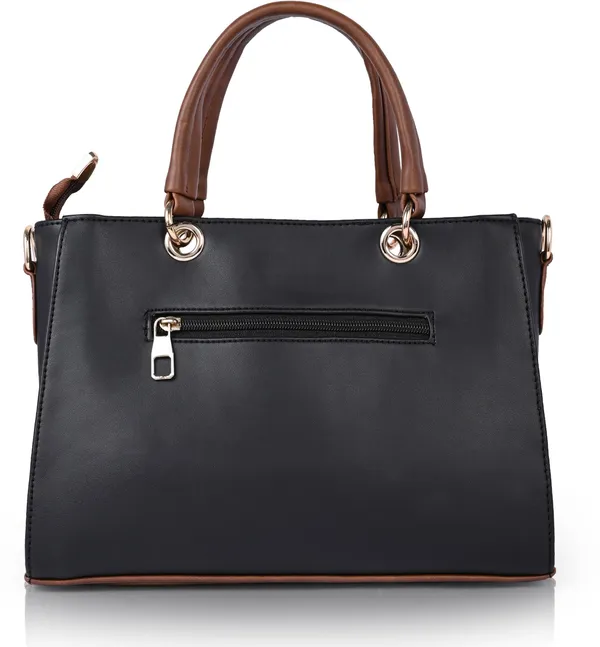 Black_Artificial_Leather_Sling_Bag_Casual_Evening_Party_Festive_Formal_For_Women