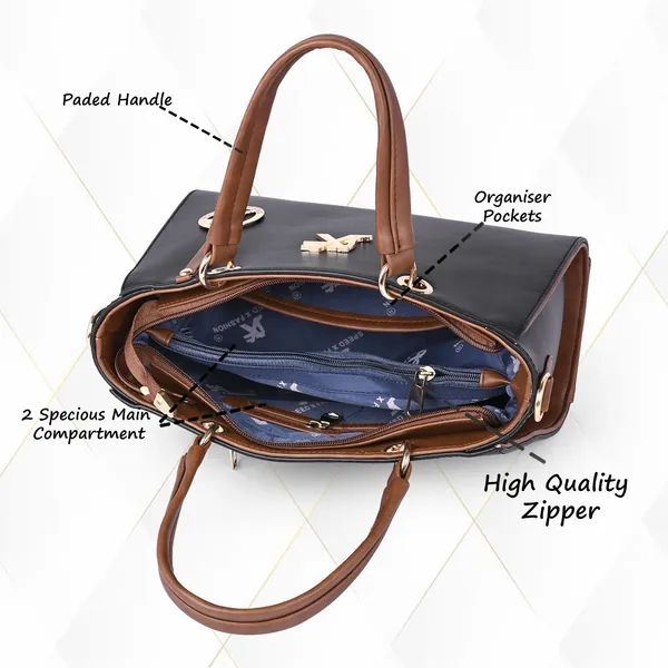 Black_Artificial_Leather_Sling_Bag_Casual_Evening_Party_Festive_Formal_For_Women