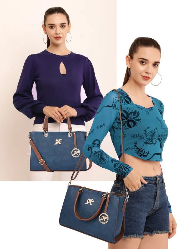 Blue_Artificial_Leather_Sling_Bag_Casual_Evening_Party_Festive_Formal_For_Women