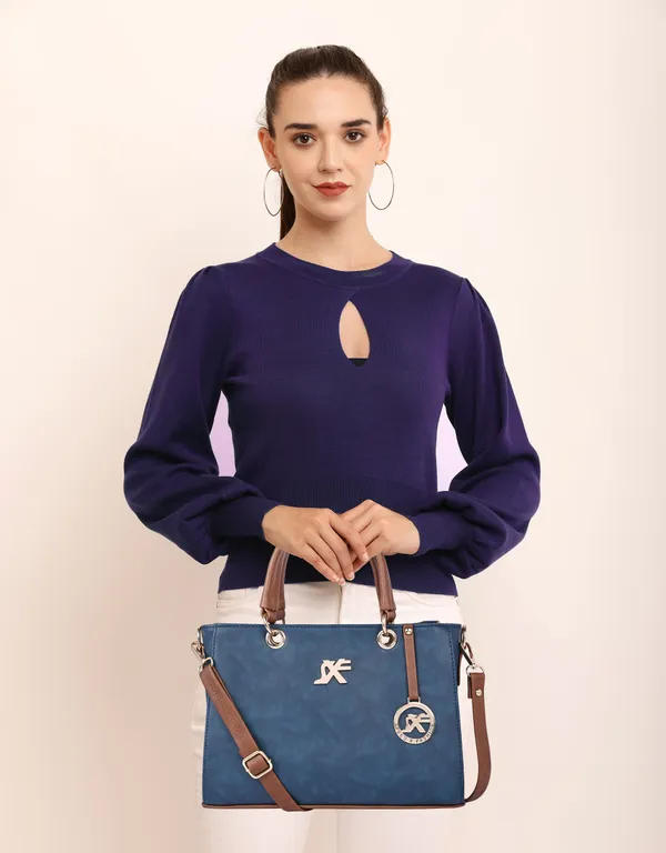 Blue_Artificial_Leather_Sling_Bag_Casual_Evening_Party_Festive_Formal_For_Women