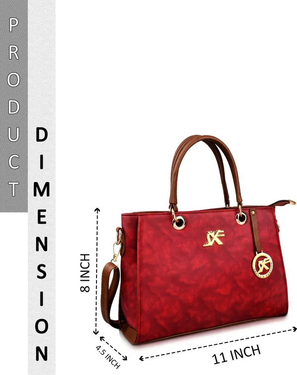 Maroon_Artificial_Leather_Sling_Bag_Casual_Evening_Party_Festive_Formal_For_Women