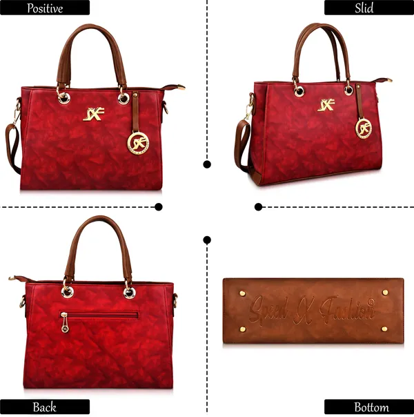 Maroon_Artificial_Leather_Sling_Bag_Casual_Evening_Party_Festive_Formal_For_Women