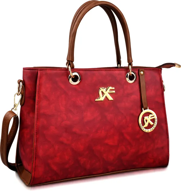 Maroon_Artificial_Leather_Sling_Bag_Casual_Evening_Party_Festive_Formal_For_Women