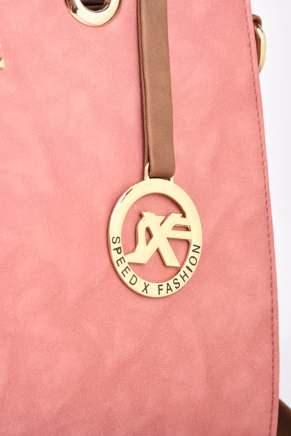Pink_Artificial_Leather_Sling_Bag_Casual_Evening_Party_Festive_Formal_For_Women
