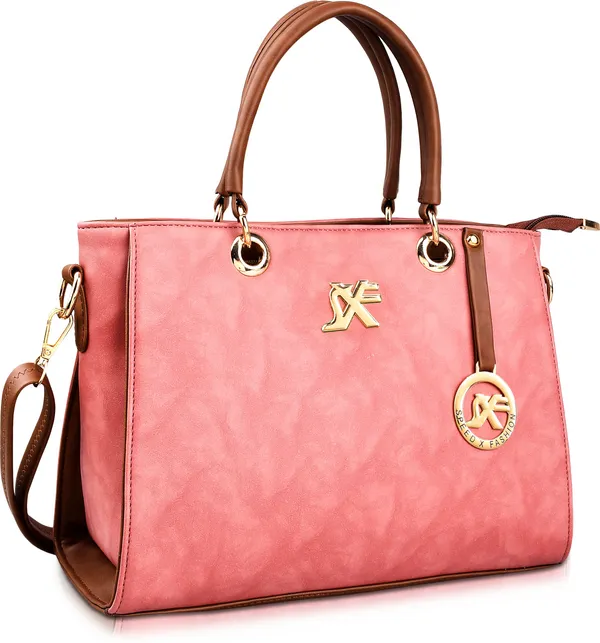 Pink_Artificial_Leather_Sling_Bag_Casual_Evening_Party_Festive_Formal_For_Women