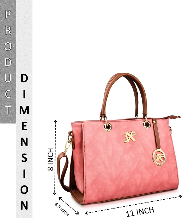 Pink_Artificial_Leather_Sling_Bag_Casual_Evening_Party_Festive_Formal_For_Women