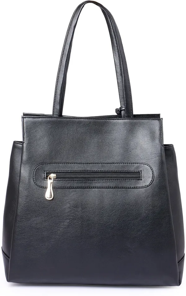 Black_Pu_Hand_Held_Bag_Casual_For_Women
