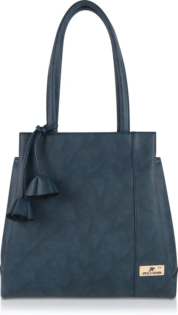 Blue_Pu_Hand_Held_Bag_Casual_For_Women