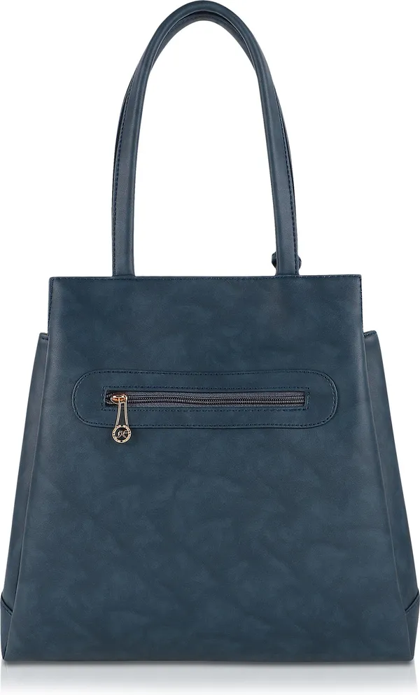 Blue_Pu_Hand_Held_Bag_Casual_For_Women