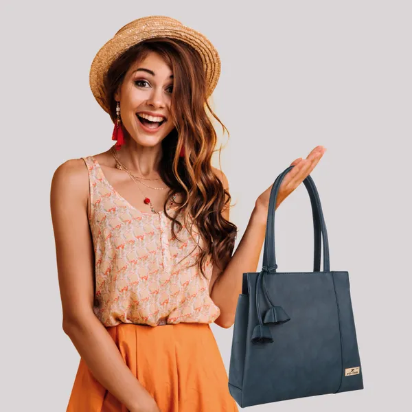 Blue_Pu_Hand_Held_Bag_Casual_For_Women