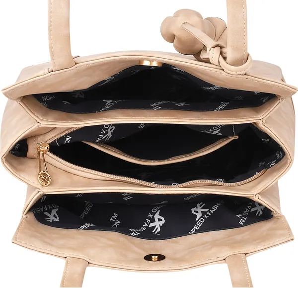 Beige_Pu_Hand_Held_Bag_Casual_For_Women