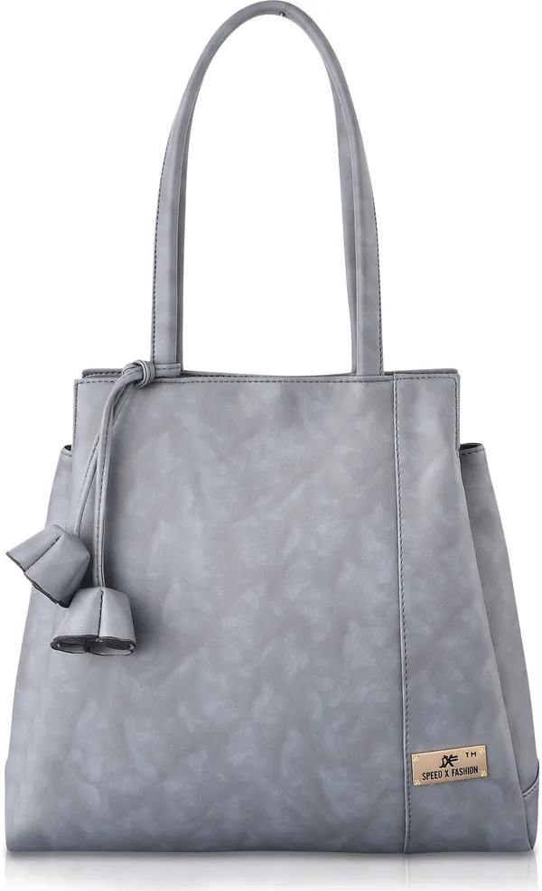 Grey_Pu_Hand_Held_Bag_Casual_For_Women