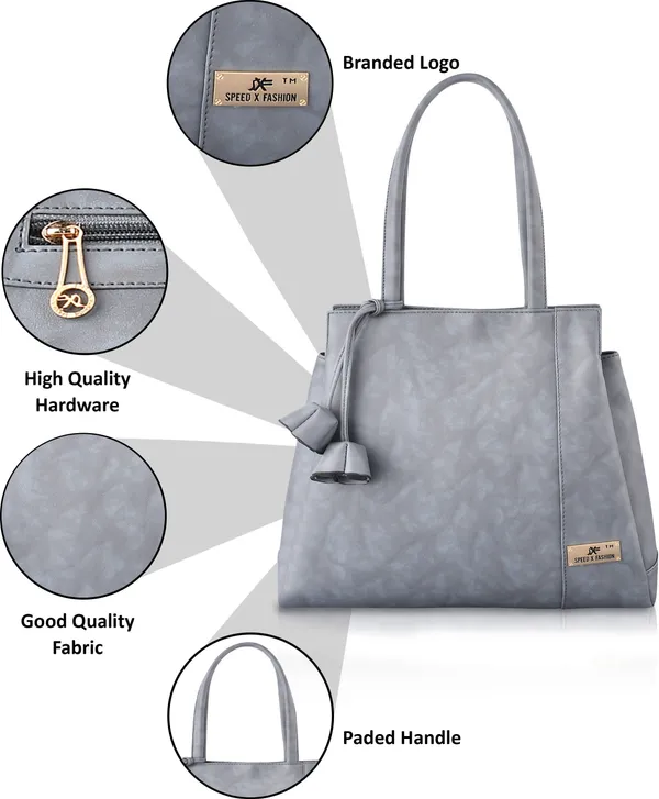 Grey_Pu_Hand_Held_Bag_Casual_For_Women