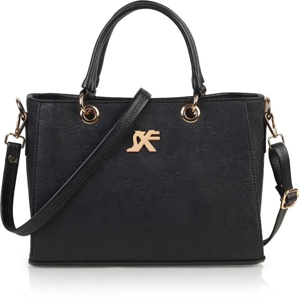 Black_Artificial_Leather_Sling_Bag_Casual_Evening_Party_Festive_Formal_For_Women