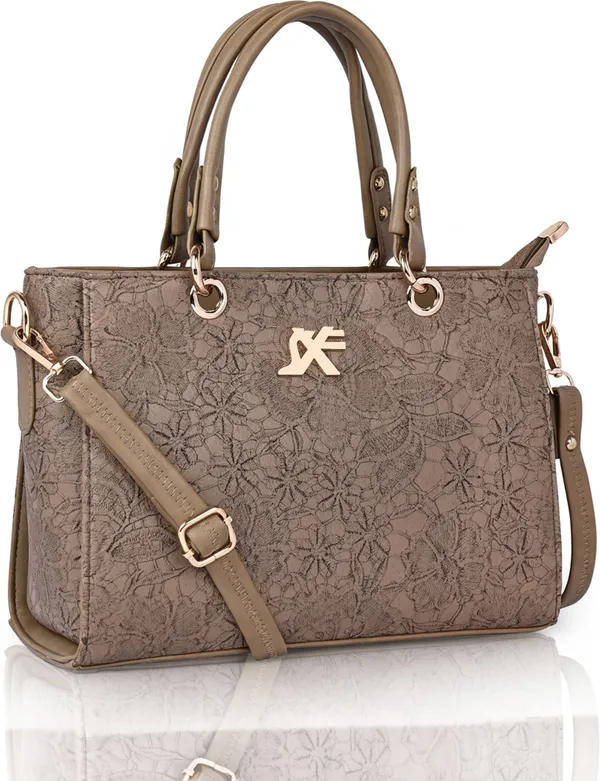 Khaki_Artificial_Leather_Sling_Bag_Casual_Evening_Party_Festive_Formal_For_Women