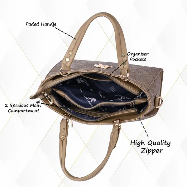 Khaki_Artificial_Leather_Sling_Bag_Casual_Evening_Party_Festive_Formal_For_Women