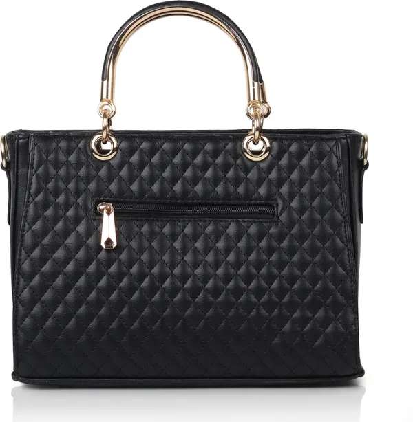 Black_Artificial_Leather_Handbag_Casual_Formal_Festive_For_Women
