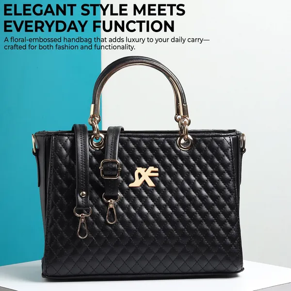 Black_Artificial_Leather_Handbag_Casual_Formal_Festive_For_Women