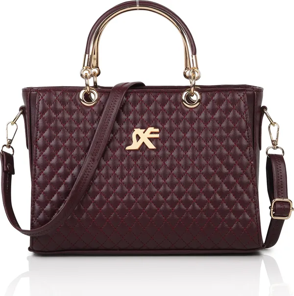 Maroon_Artificial_Leather_Handbag_Casual_Formal_Festive_For_Women