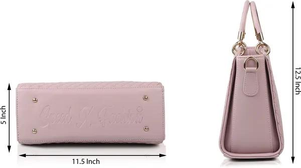 Pink_Artificial_Leather_Handbag_Casual_Formal_Festive_For_Women