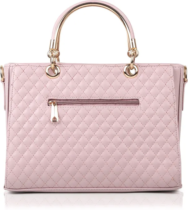 Pink_Artificial_Leather_Handbag_Casual_Formal_Festive_For_Women