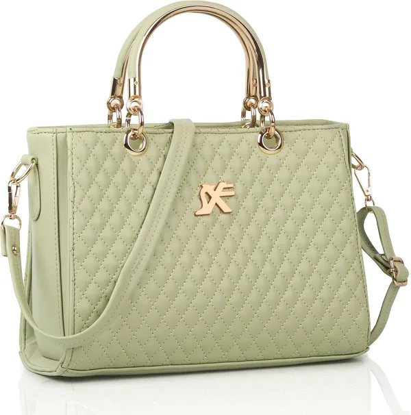 Green_Artificial_Leather_Handbag_Casual_Formal_Festive_For_Women