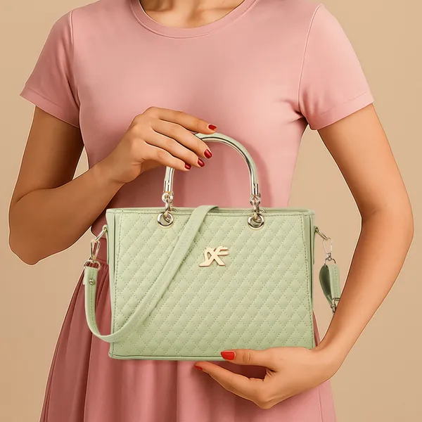 Green_Artificial_Leather_Handbag_Casual_Formal_Festive_For_Women