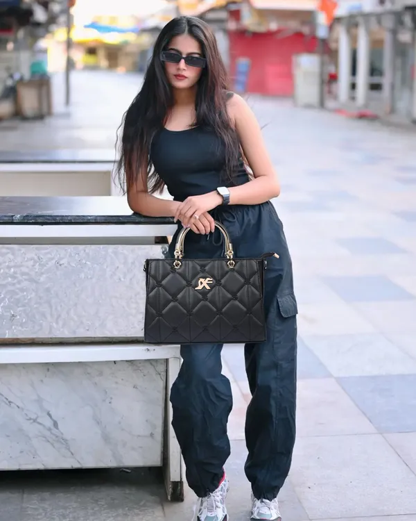 Black_Pu_Artificial_Leather_Sling_Bag_Casual_For_Women