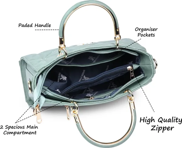 Green_Pu_Artificial_Leather_Sling_Bag_Casual_For_Women