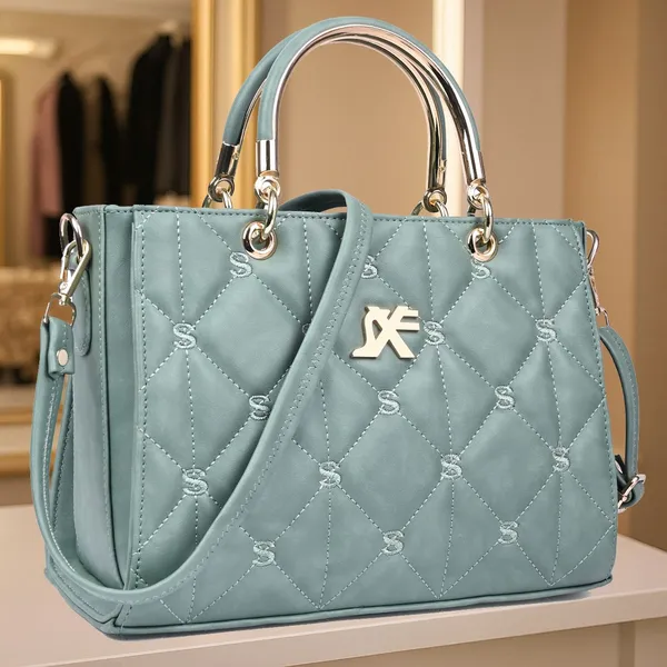 Green_Pu_Artificial_Leather_Sling_Bag_Casual_For_Women