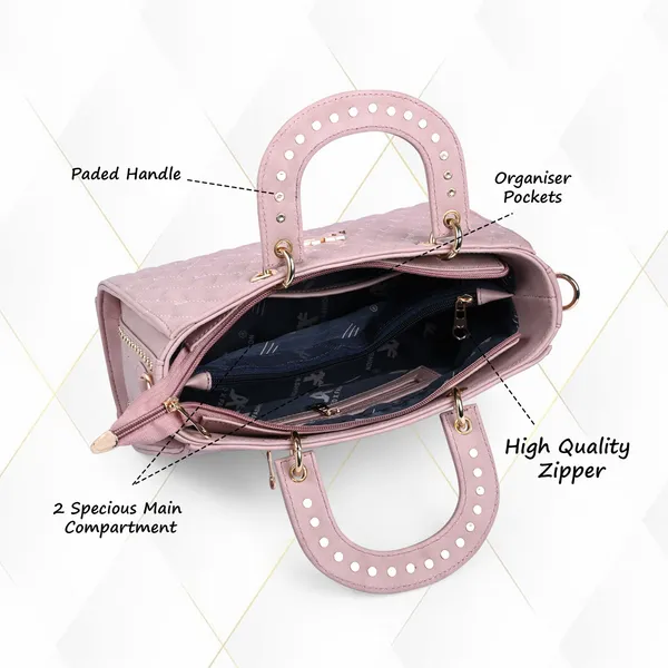 Baby_Pink_Pu_Artificial_Leather_Handbag_Casual_For_Women